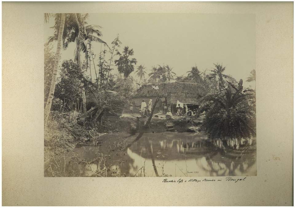 Fotografie Bengalen, ländliches Dorfleben