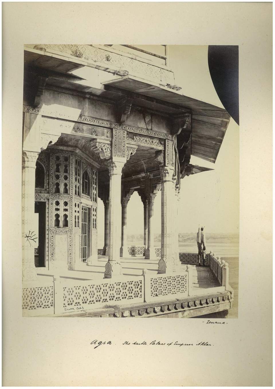 Fotografie Agra  der Marmorpalst