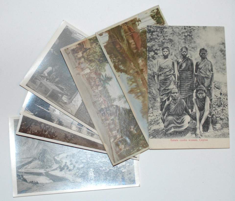 9 Postkarten Indien und Ceylon