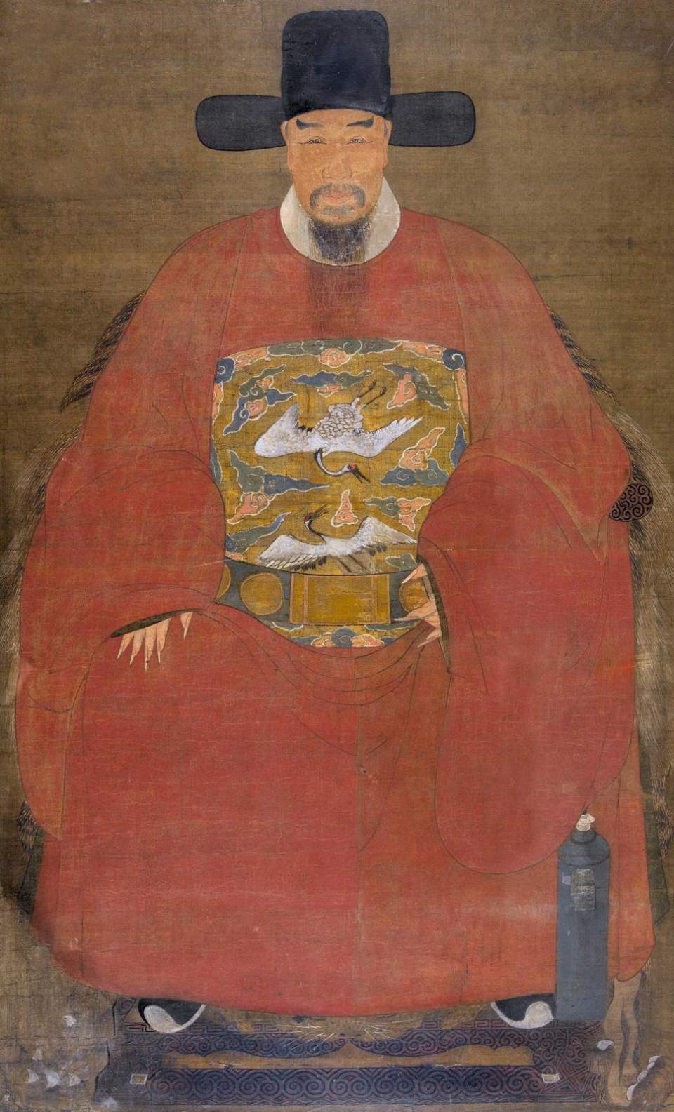 Porträt eines chinesischen oder koreanischen Würdenträgers