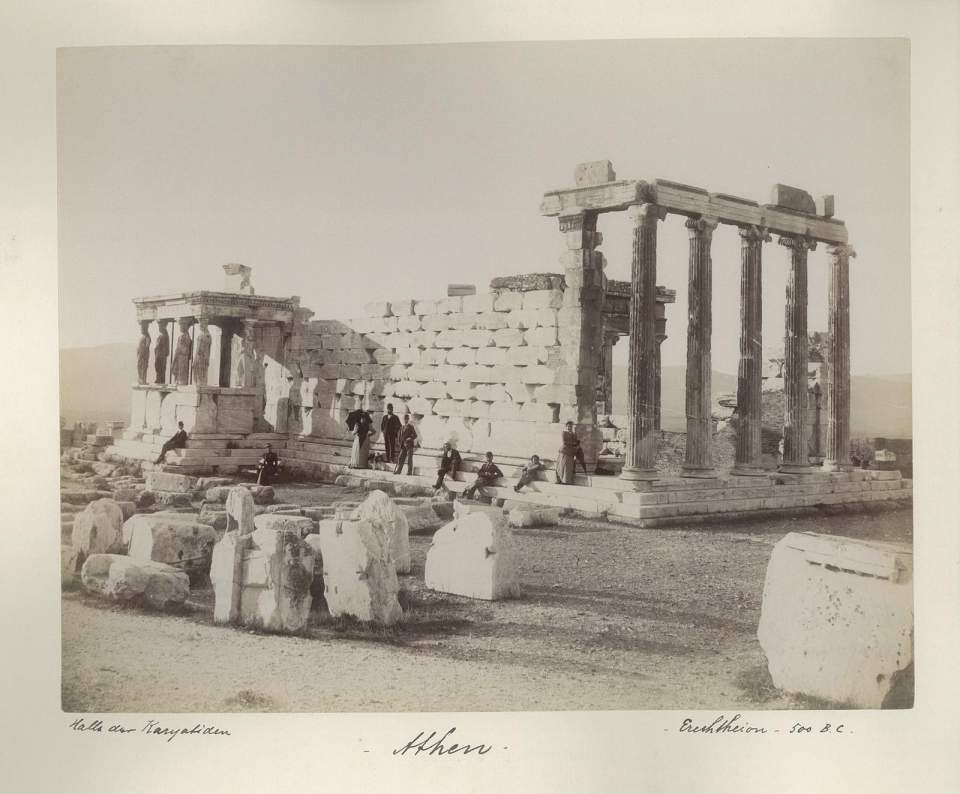 Fotografie Athen, Erechtheion, Halle der Karyatiden