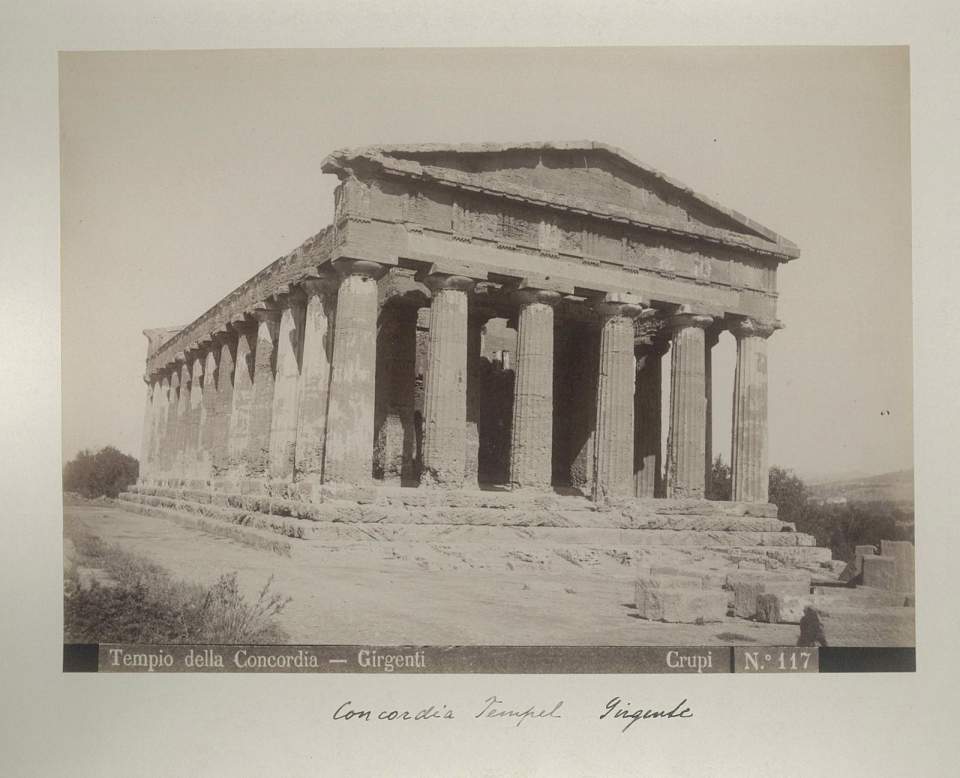 Fotografie Concordiatempel Girgente (Agrigento)