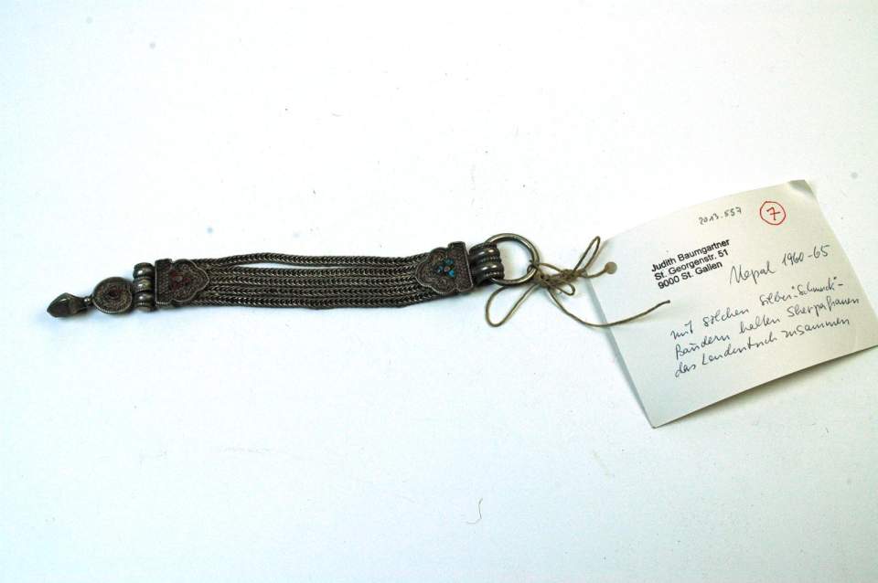 Halteband, Silberschmuck