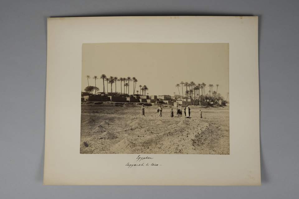 Fotografie arabisches Dorf (Sakkarah)