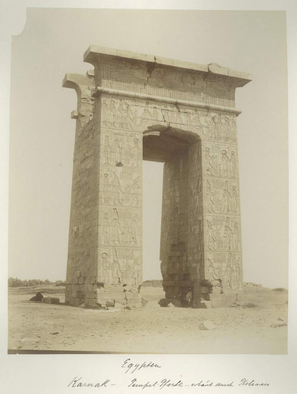 Fotografie Tempelpforte Karnak