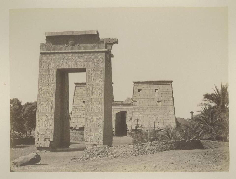 Fotografie Propylon Karnak