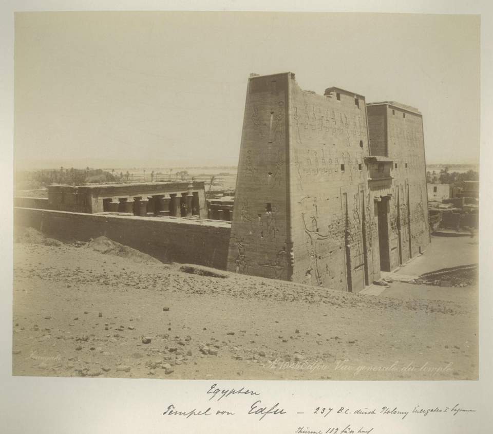 Fotografie Tempel von Edfu, Ägypten