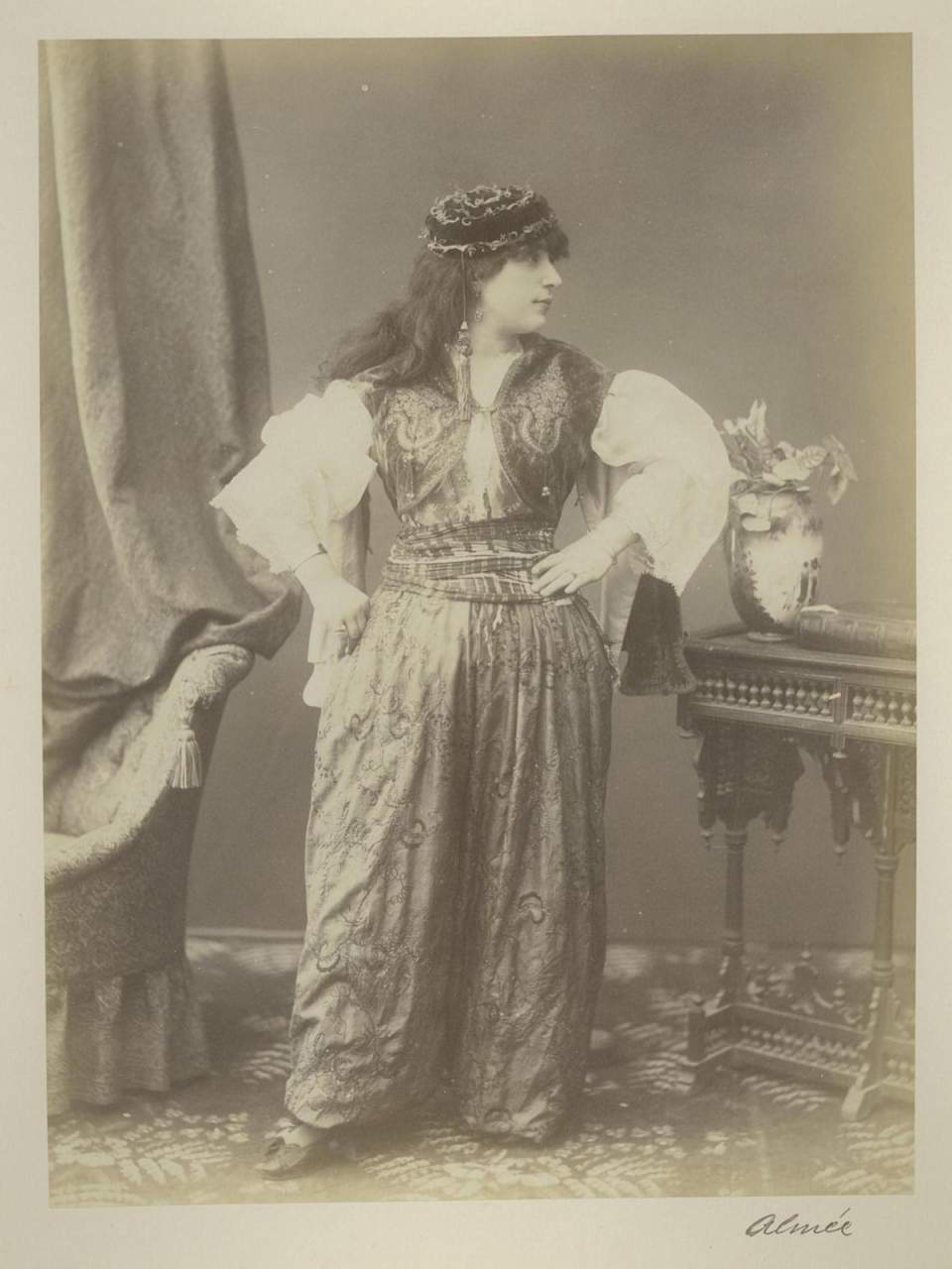 Fotografie ägyptische Tänzerin (Almée)