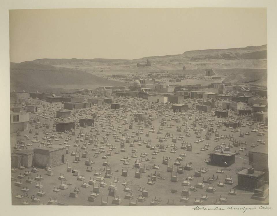 Fotografie mohammedanischer Freidhof Kairo