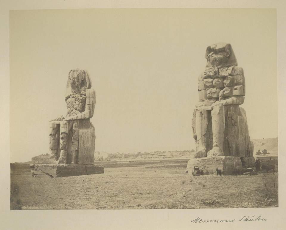 Fotografie Memnon-Kolosse