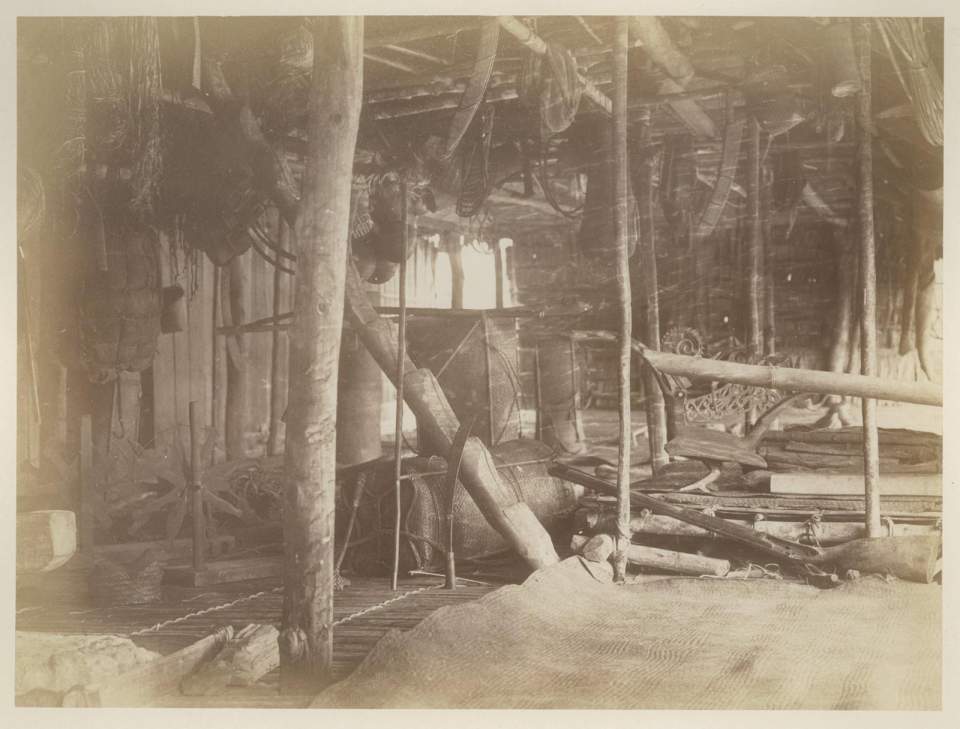 Fotografie Inneres einer Diak-Hütte