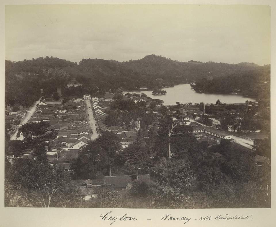 Fotografie Kandy, alte Hauptstadt, Ceylon