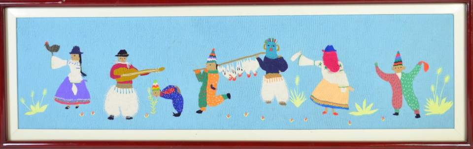 Stickbild "Alegoría de la fiesta de San Juan"