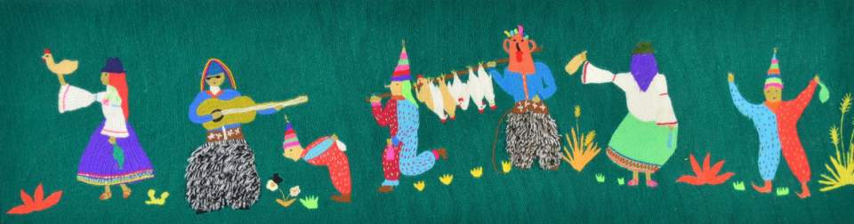 Stickbild "Alegoría de la fiesta de San Juan"