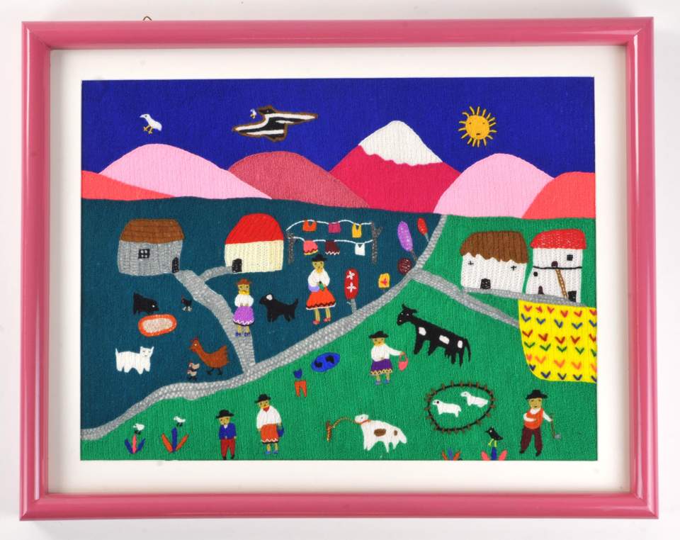 Stickbild "Paisaje con cóndor"