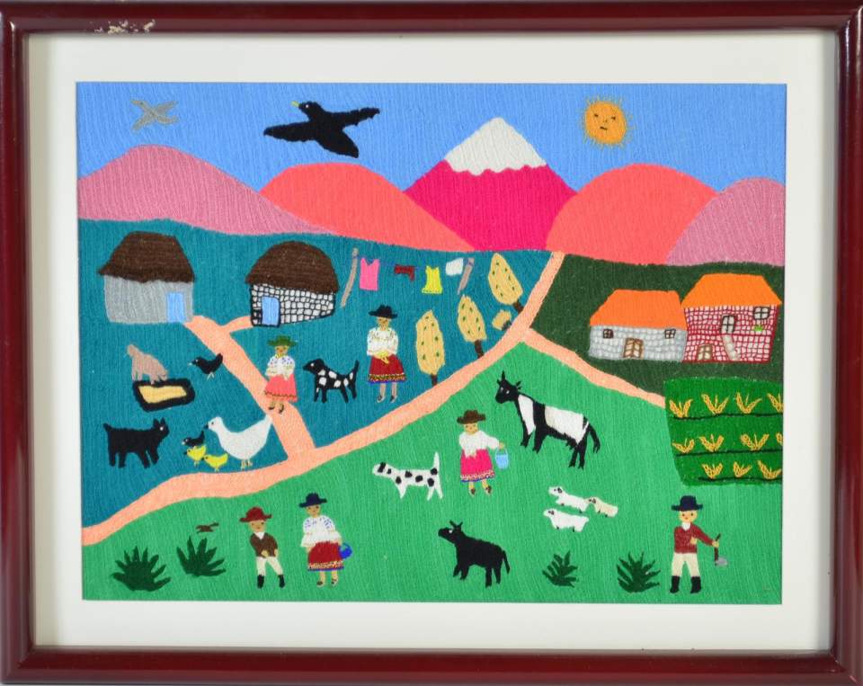 Stickbild "Paisaje con cóndor"