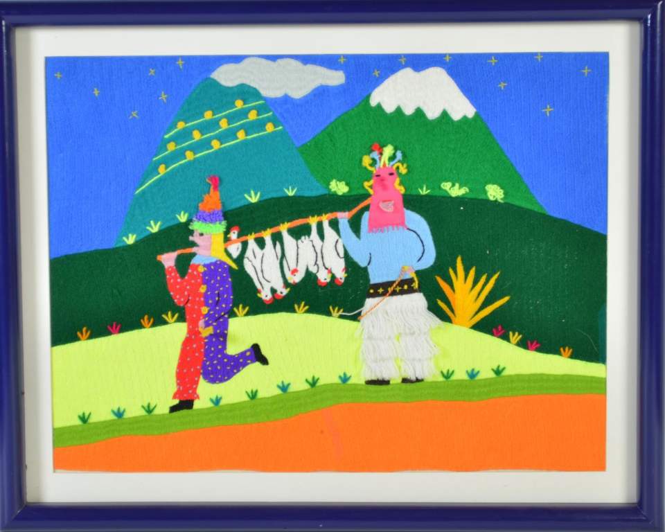 Stickbild "Rama de gallos"