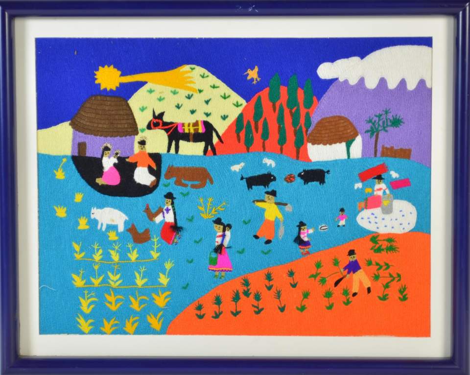 Stickbild "Navidad campesina"