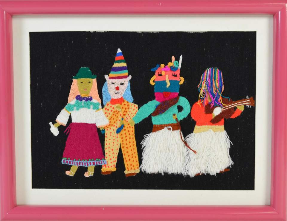 Stickbild "Personajes de la fiesta"