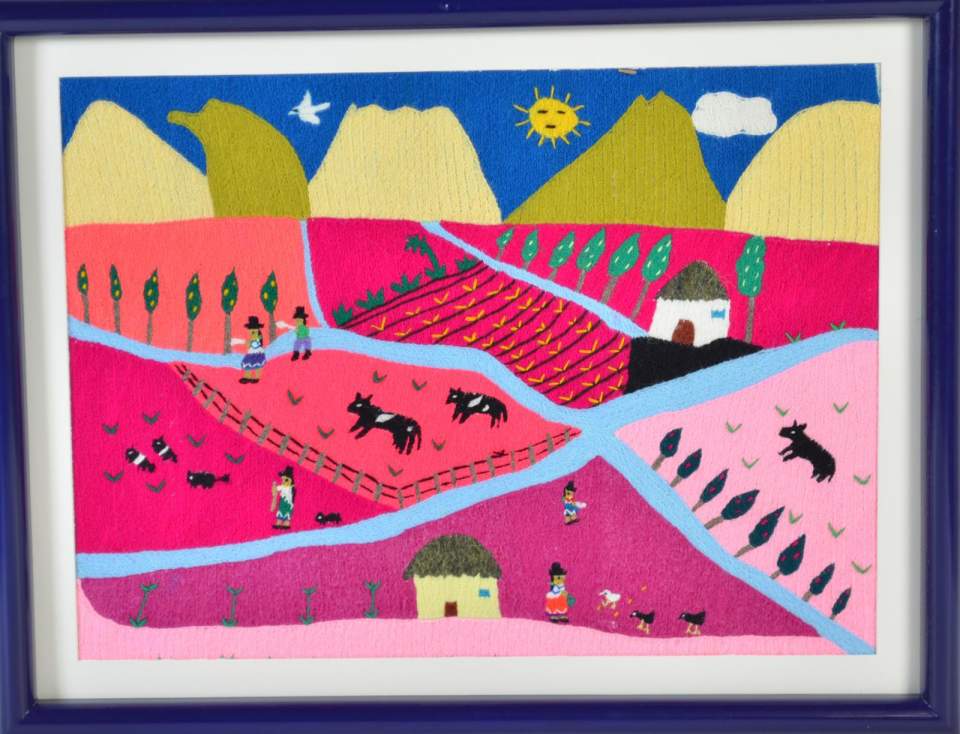 Stickbild "Pastando animales"