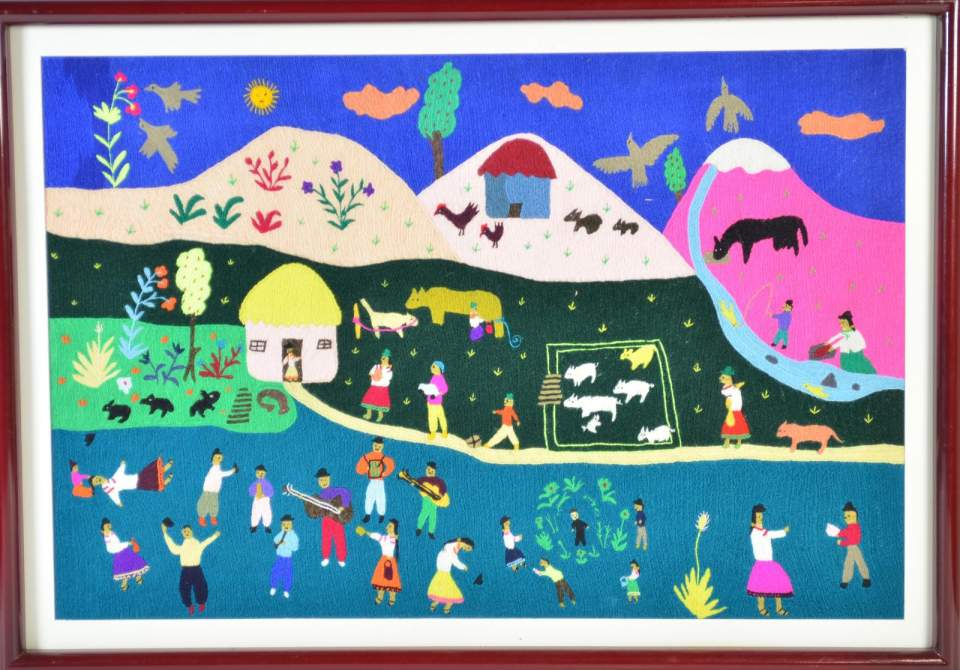 Stickbild "Fiesta en la comunidad"