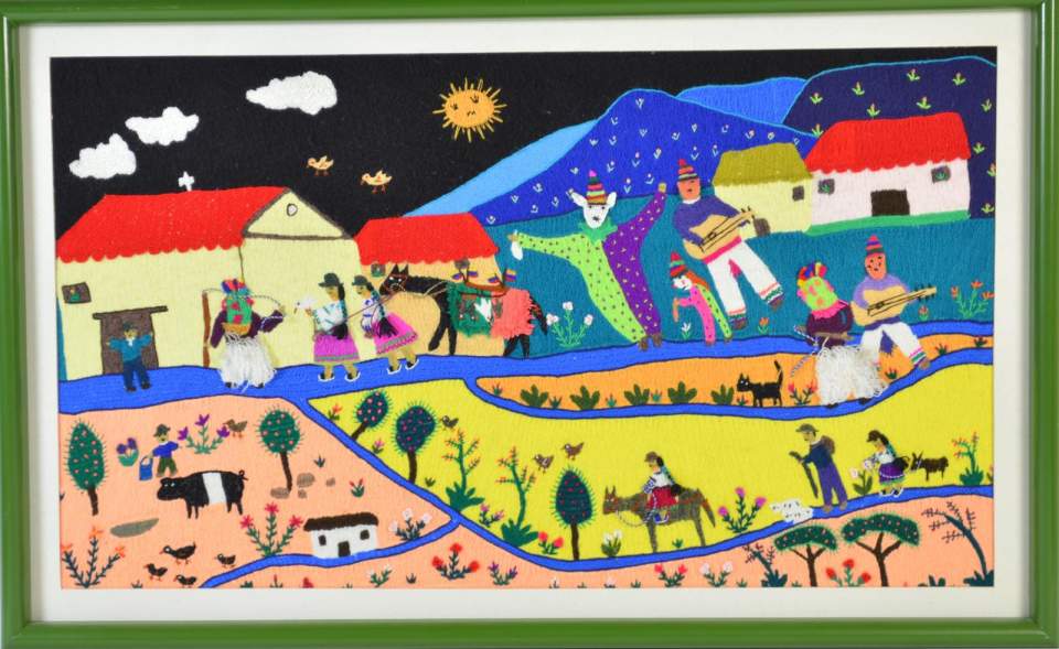 Stickbild "Alegoría de la fiesta"