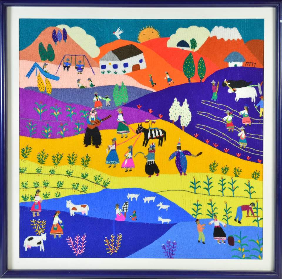 Stickbild "Alegoría de la fiesta de San Juan"