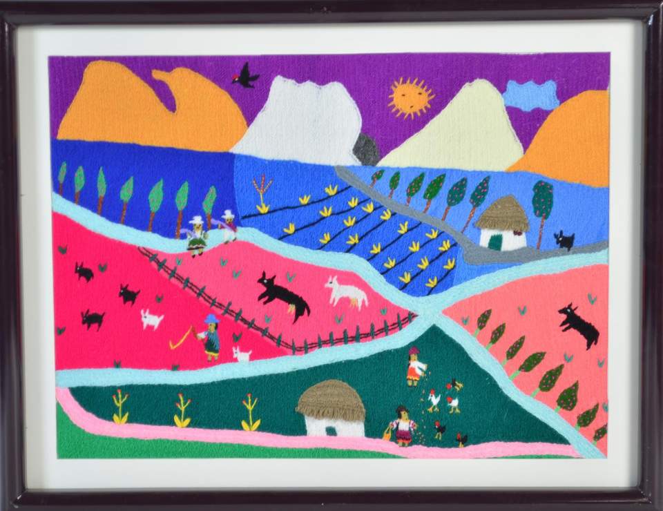 Stickbild "Pastando animales"