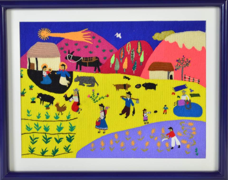 Stickbild "Navidad campesina"