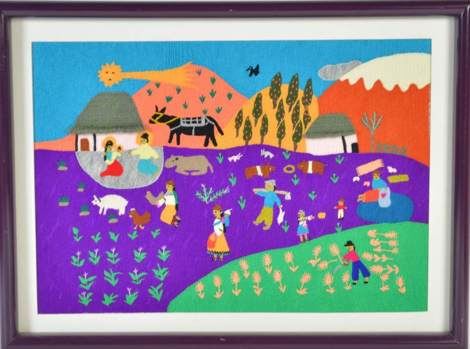 Stickbild "Navidad campesina"