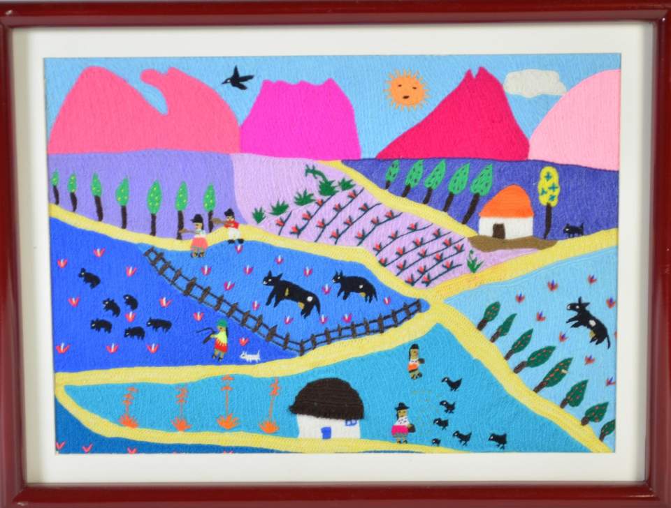 Stickbild "Pastando animales"