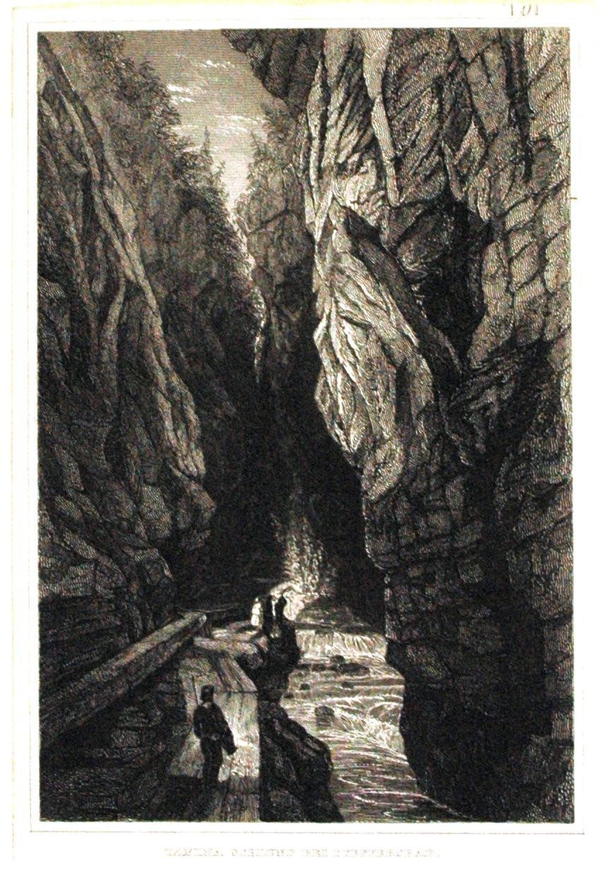 Ansicht, Taminaschlucht