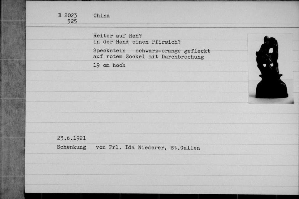 Reiter auf Reh