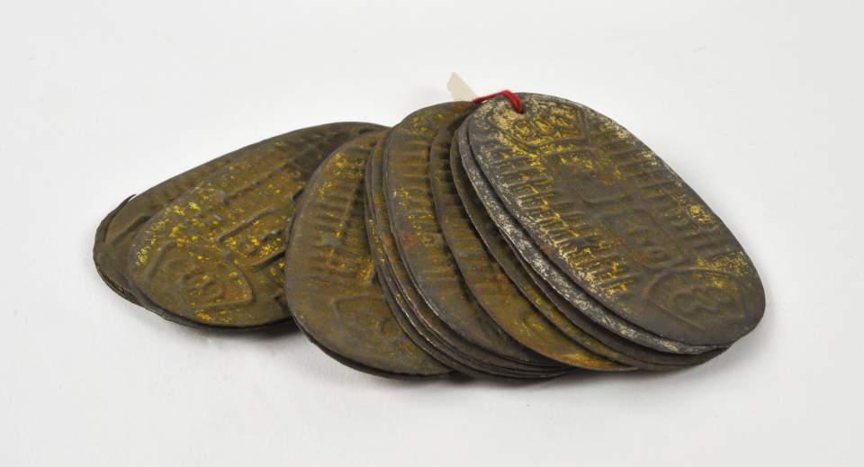 20 Spielmarken oval