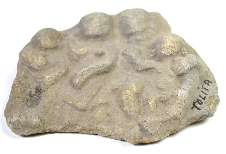 Sandsteinplatte Relief