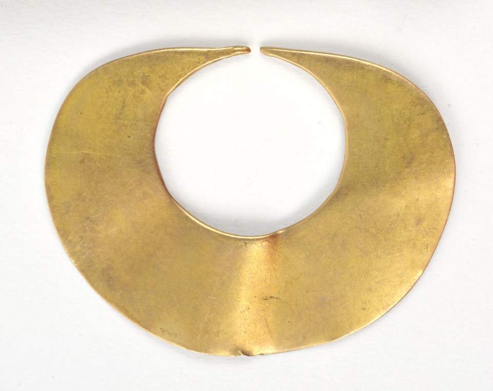 Ring-Nasenring aus Goldblech