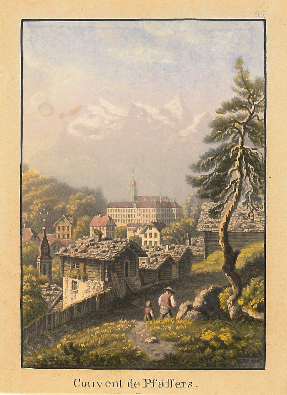 Ansicht Kloster von Pfäfers