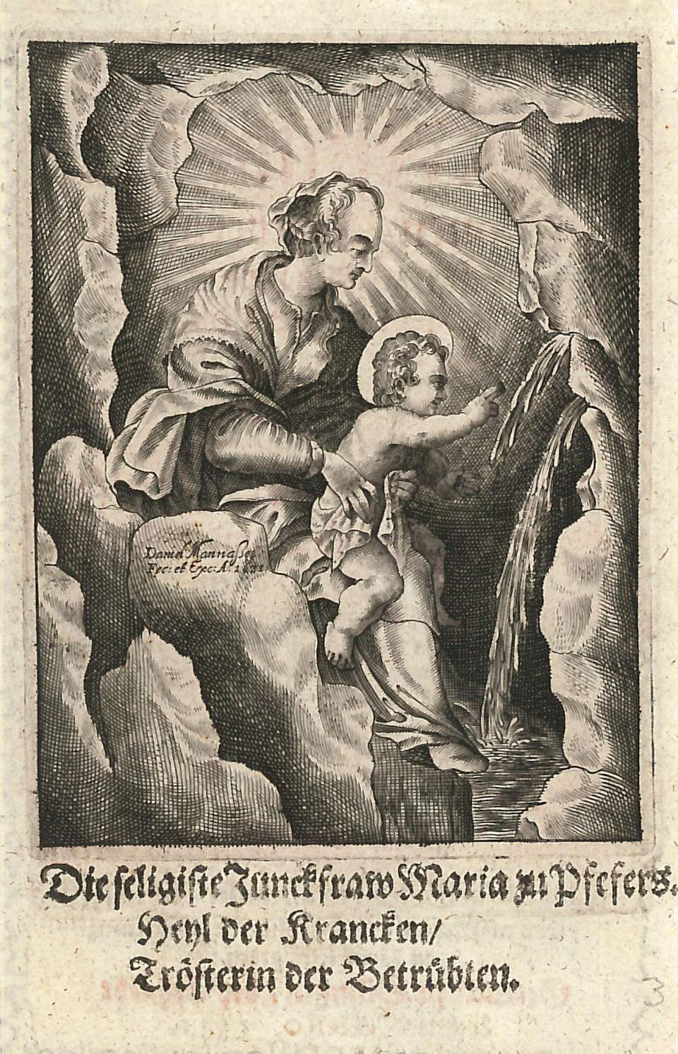 Die Madonna von Pfäfers mit Tractat