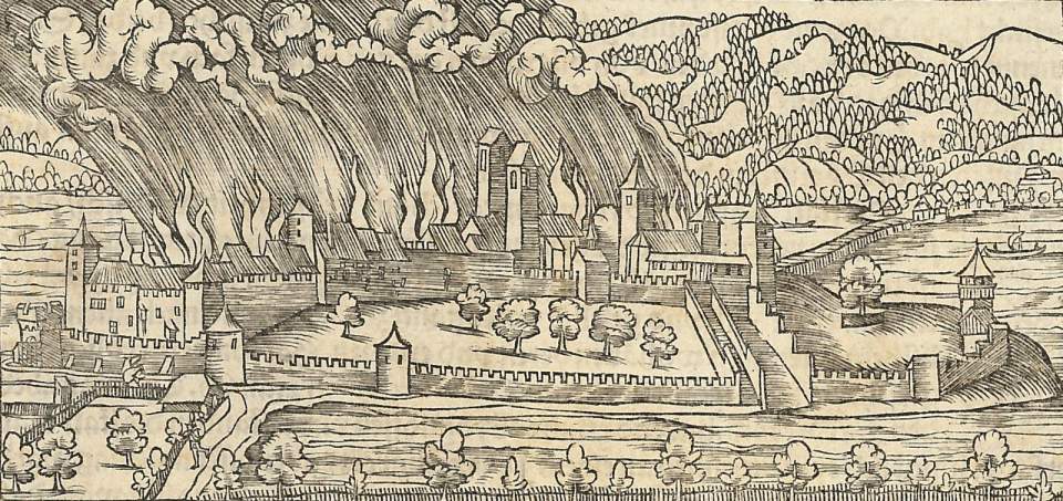 die brennende Stadt Rapperswil