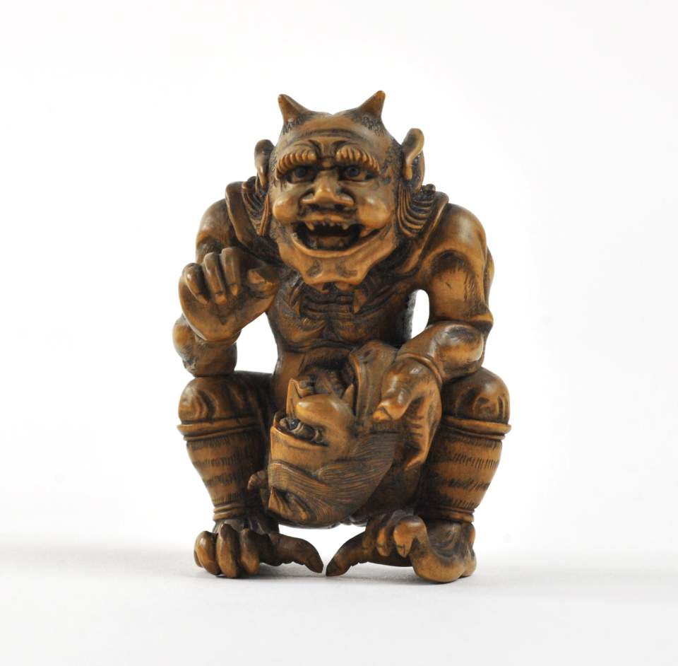 Netsuke-Katabori, Teufel