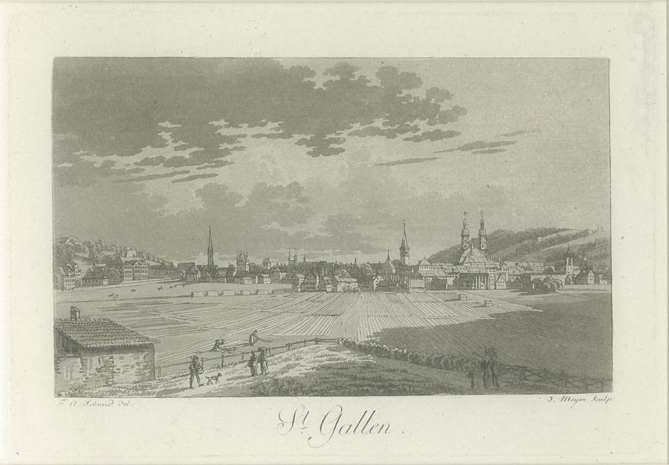 St.Gallen von Westen