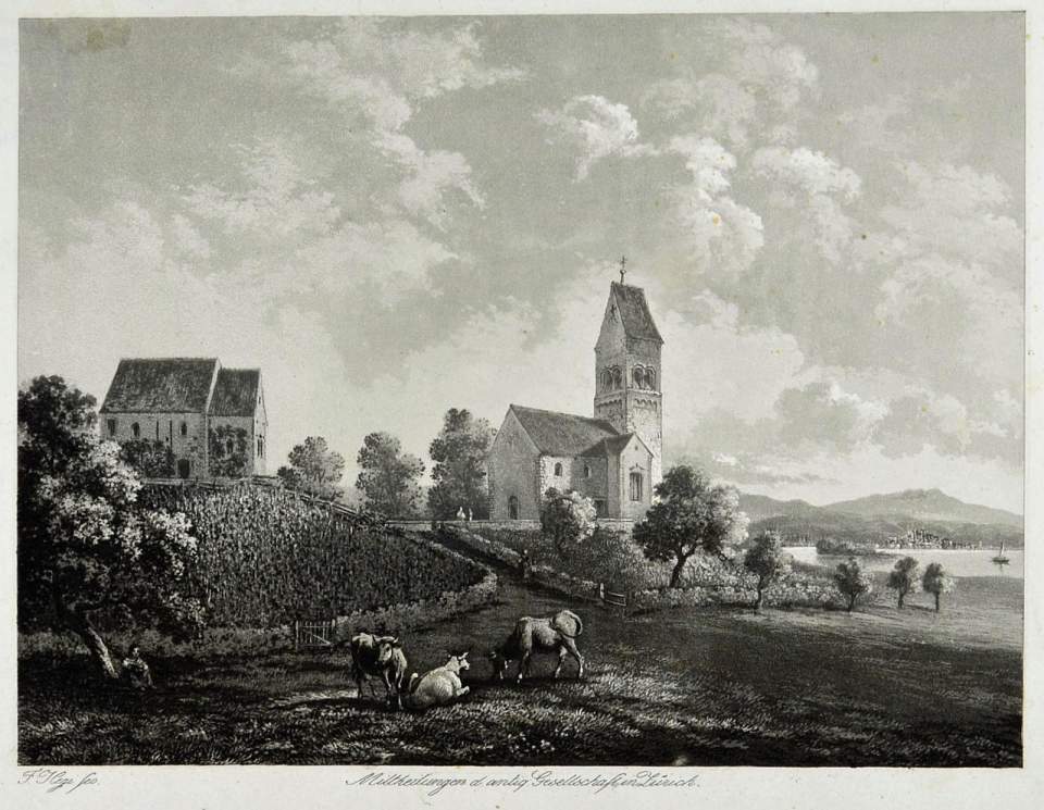 Ansicht der Insel Ufenau