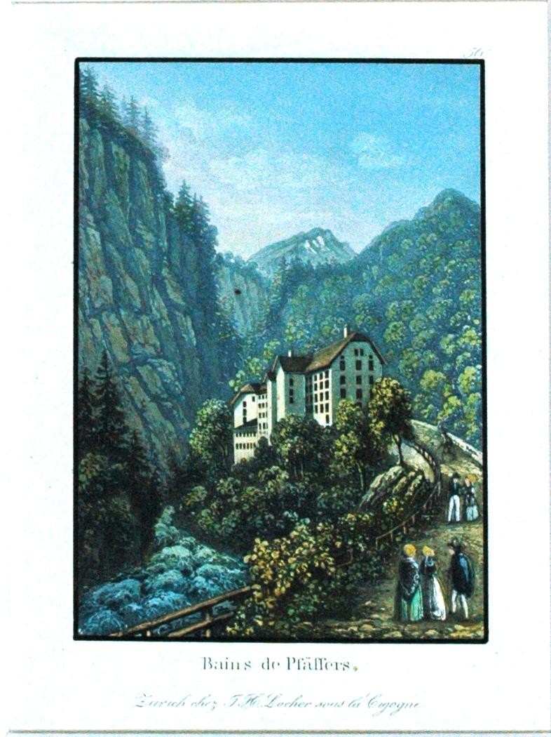 Ansicht, Pfäfers Bad