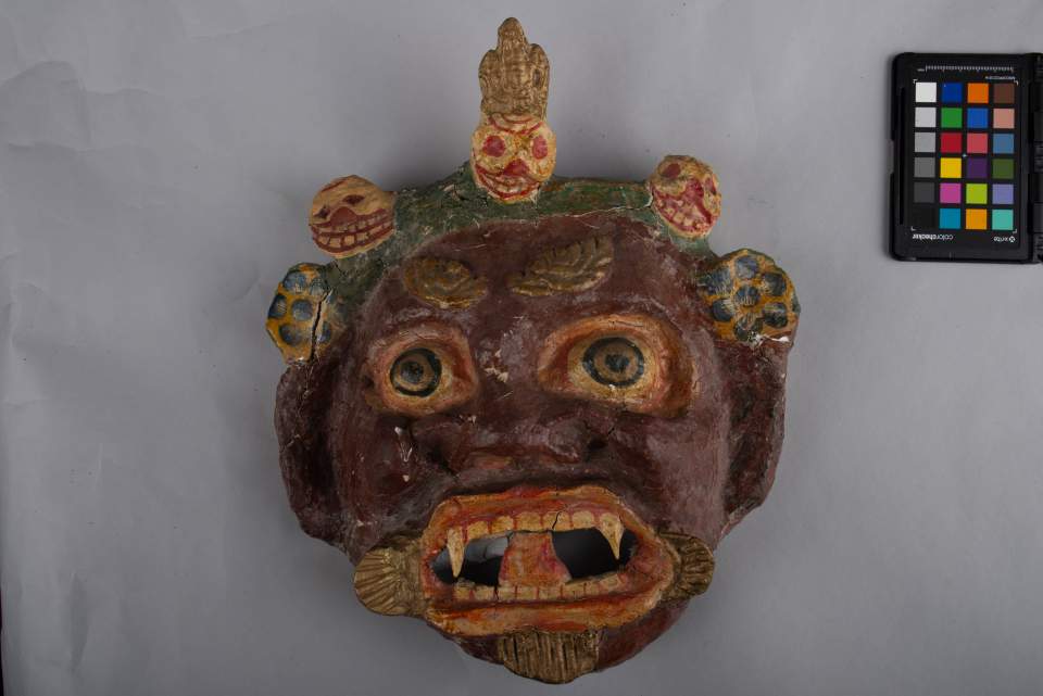 Maske, Tib. 'Bag, für Mysterientänze