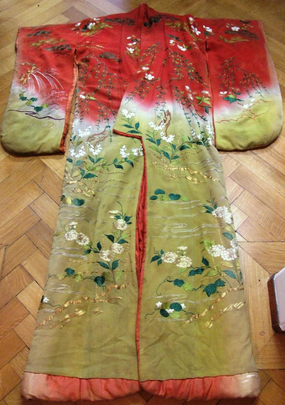 Kimono einer Geisha, Mantel, Gewand