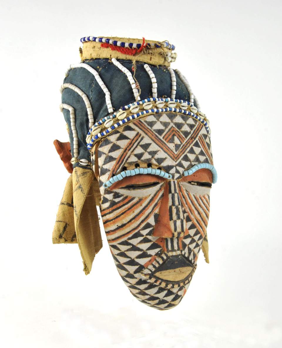 Maske der Kuba,  Maske der "ngaady a mwaash"