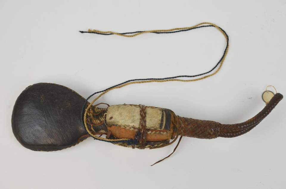 Leder-Amulett