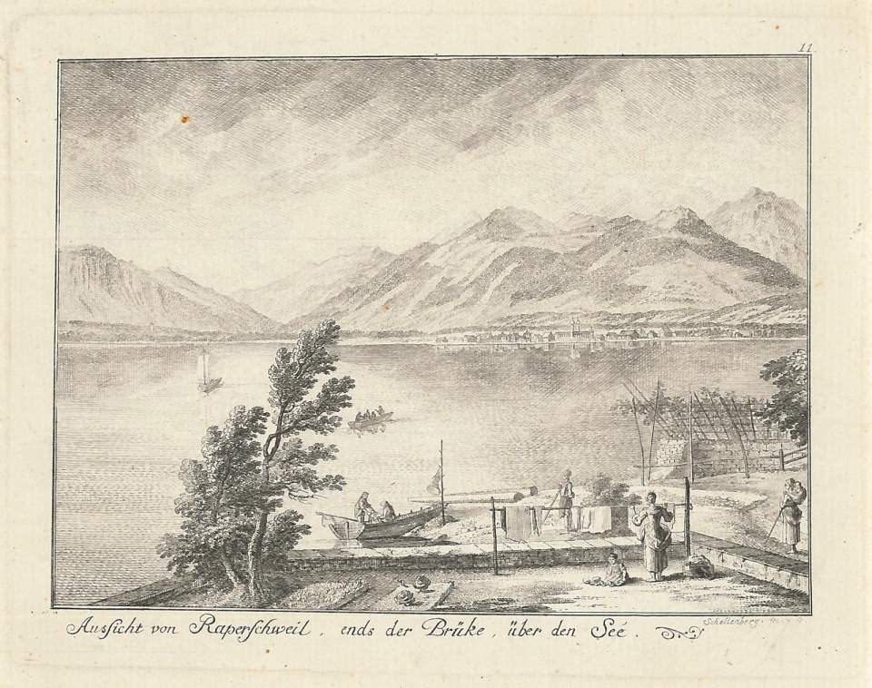 Ansicht von Rapperswil