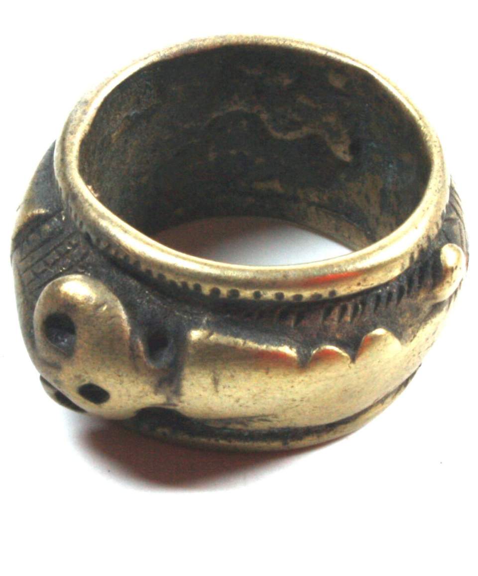 Fingerring Messing