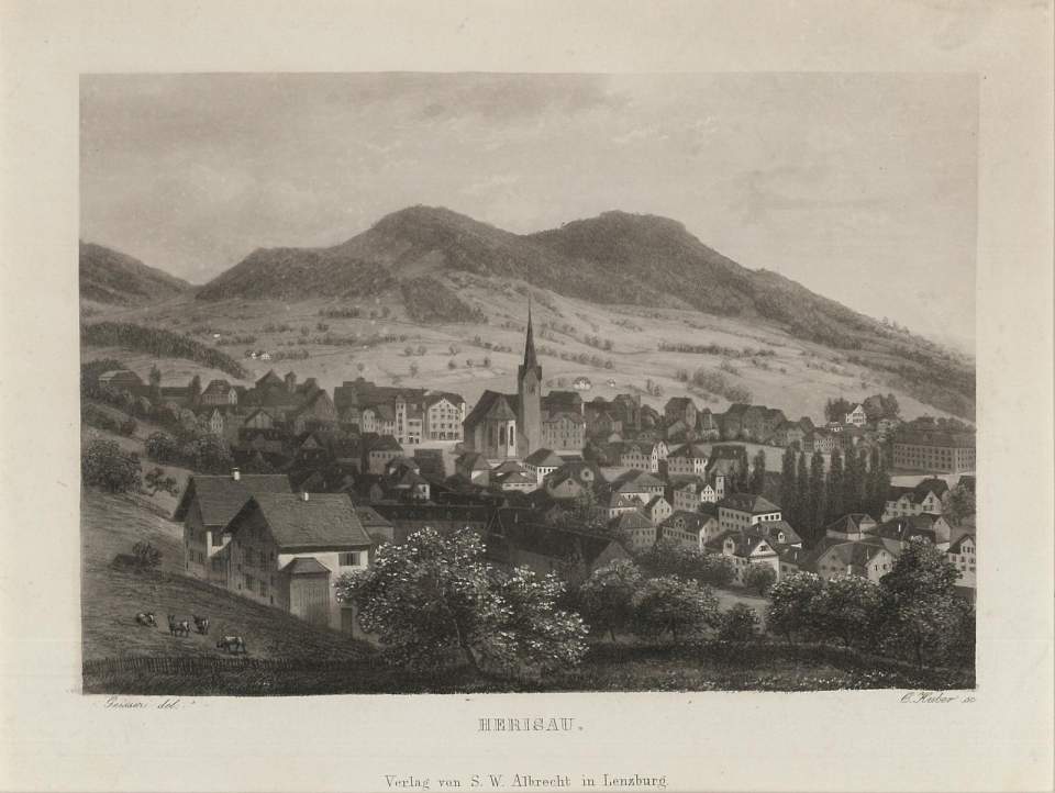 Grafik, Ansicht Herisau